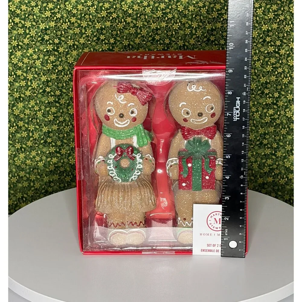 Martha Stewart Gingerbread Sitters Set of two